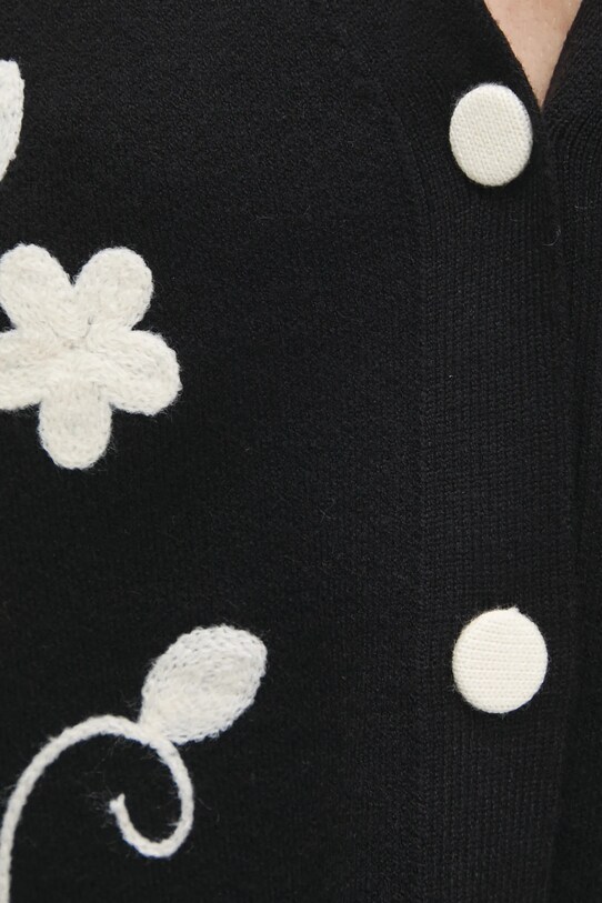 Answear Lab cardigan de lana YP1435.HWK negru