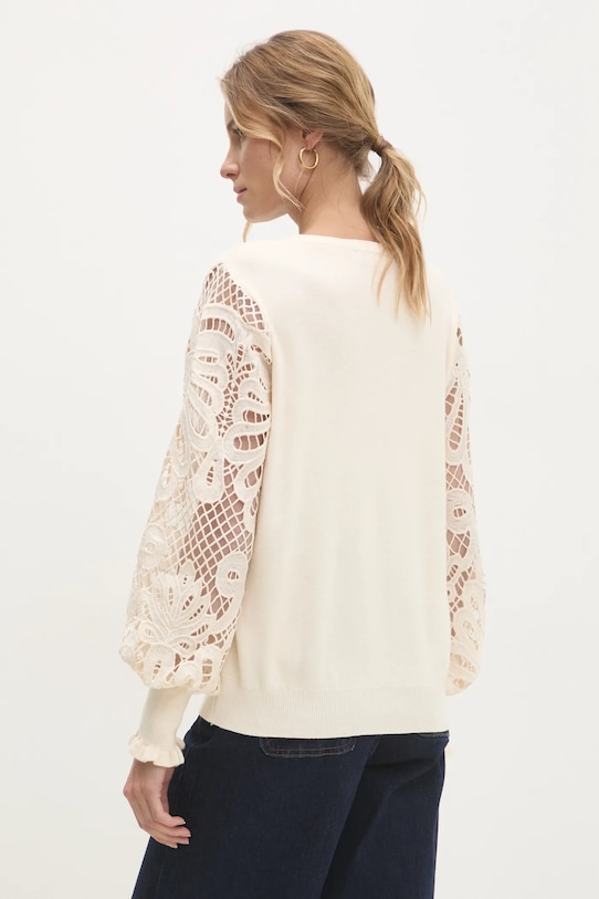 Odjeća Pulover s dodatkom vune Answear.LAB 10181.hos bež