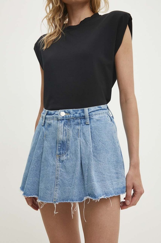 Answear Lab fustă-pantalon din denim jeans albastru RD1967.HWK