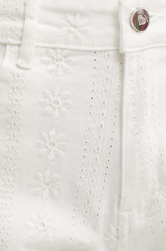 Answear Lab pantaloni scurti jeans alb S137N.HWK