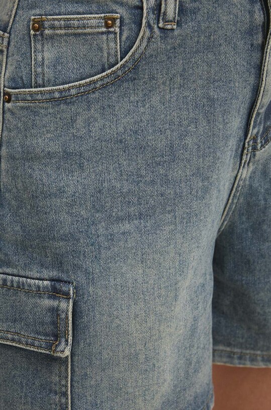 Answear Lab pantaloni scurti jeans albastru 7815.ijs