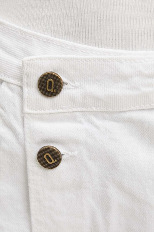 Answear Lab fustă-pantalon din denim alb 1613.TJS