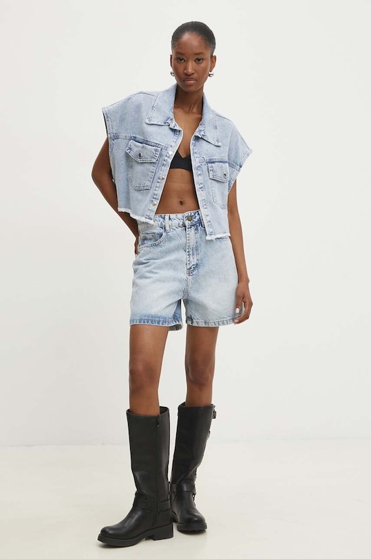 Answear Lab szorty jeansowe 1605.TJS niebieski WZ24