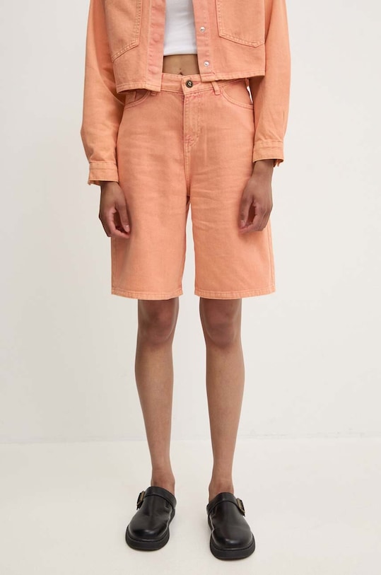 Джинсові шорти Answear.LAB 3047.TKK помаранчевий WZ24