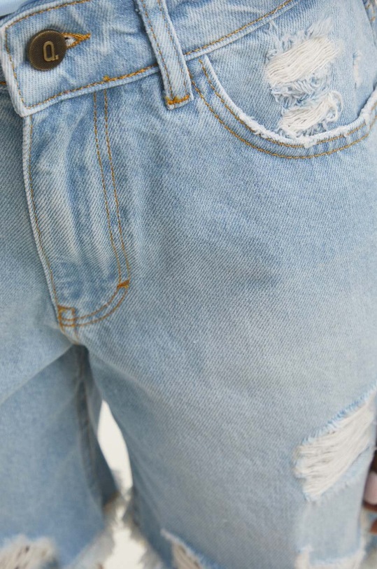 Rifľové krátke nohavice Answear.LAB modrá 21404.TKK