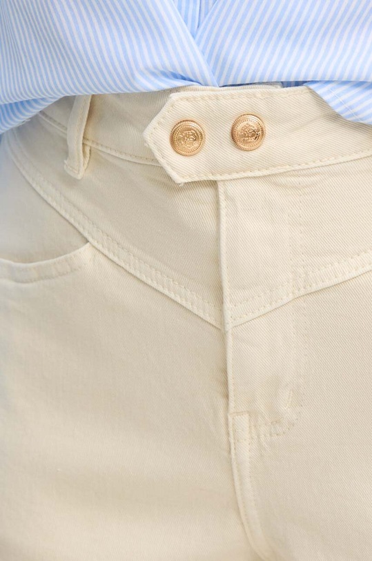 Džínové šortky Answear.LAB béžová Y6316B.HWK