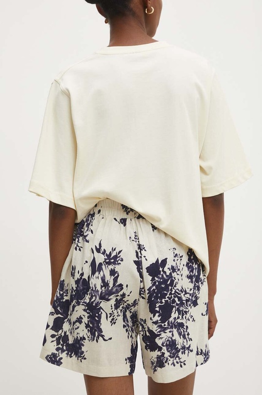 Ruházat Answear.LAB vászon rövidnadrág A5019.HWK bézs