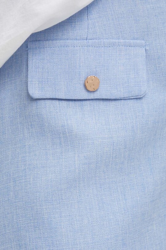 Answear Lab pantaloni scurti albastru T1860.HMS