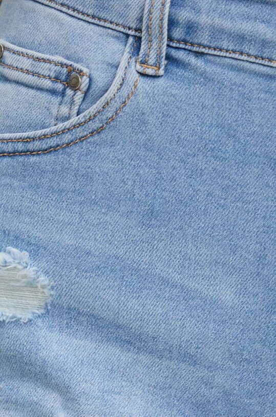 Answear Lab pantaloni scurti jeans albastru F2509.HWK