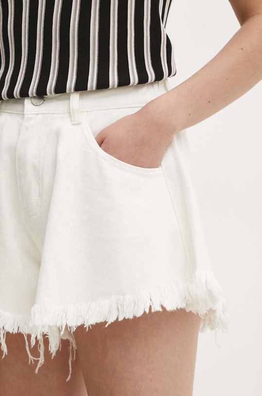 Answear Lab szorty jeansowe biały s21055.wms