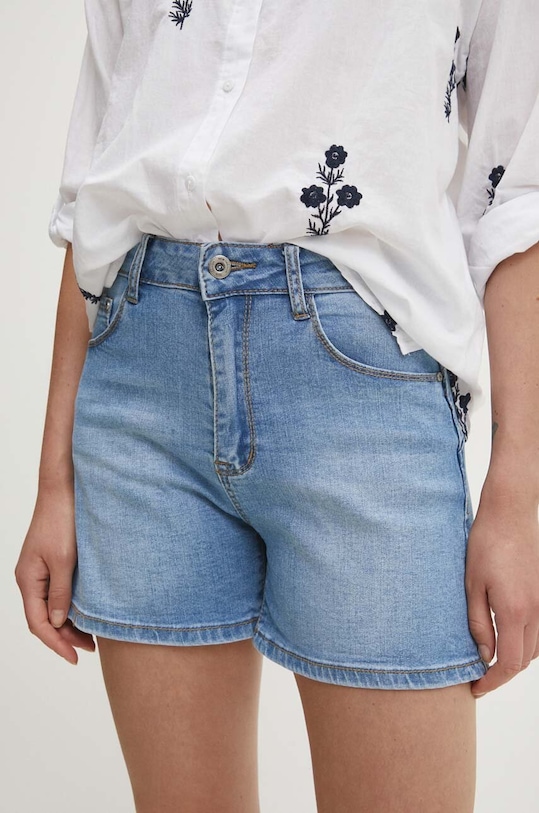Answear Lab pantaloni scurti z6132.ijs albastru WZ24