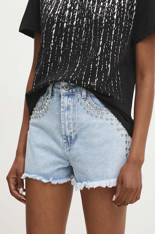 Answear Lab szorty jeansowe tkanina niebieski a2715.ijs