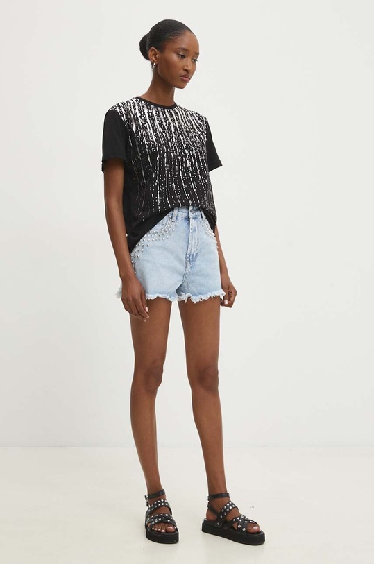 Answear Lab szorty jeansowe a2715.ijs niebieski WZ24