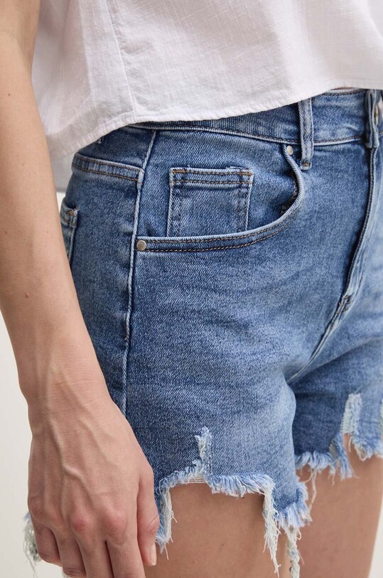 Answear Lab pantaloni scurti jeans ab2288.IKK albastru