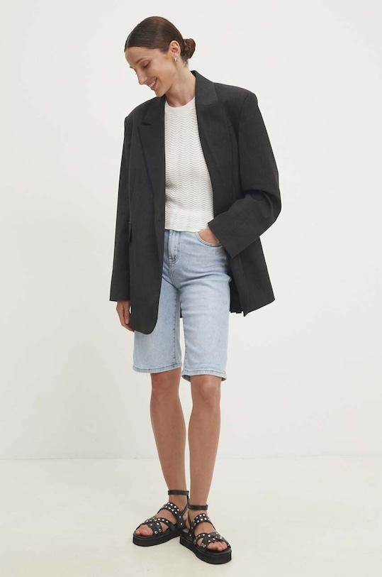 Jeans kratke hlače Answear.LAB 6950.IKK modra WZ24