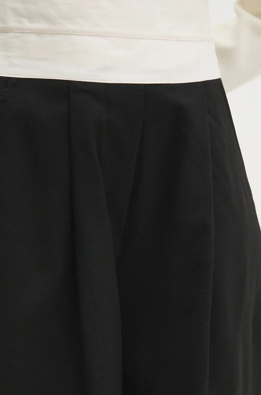 Answear Lab pantaloni scurti negru 1584.TMS