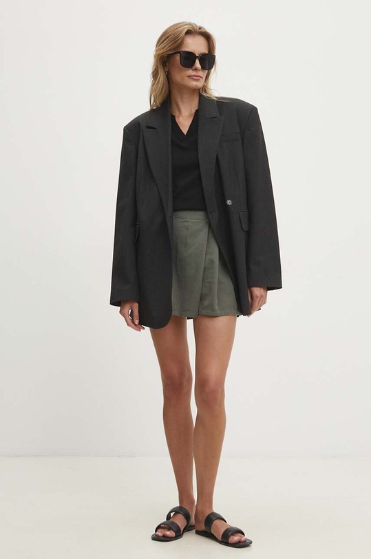 Suknja-hlače od pamuka Answear.LAB 1564.TMS zelena WZ24