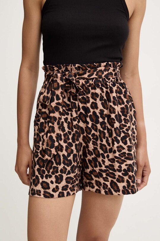Answear Lab pantaloni scurti 670195.fh maro WZ24