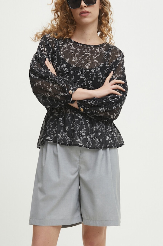 Kraťasy Answear.LAB high šedá 4790.iw1