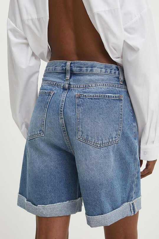 Odzież Answear Lab szorty jeansowe 1301.ims niebieski
