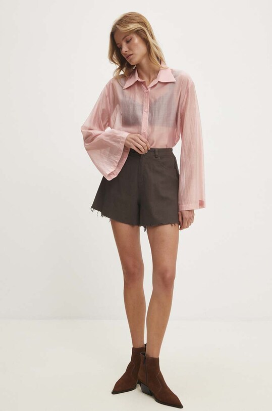 Answear Lab pantaloni scurti sh2930.ims maro WZ24