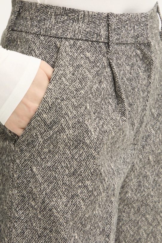 Šortky z vlněné směsi Answear.LAB šedá sng.22.tos