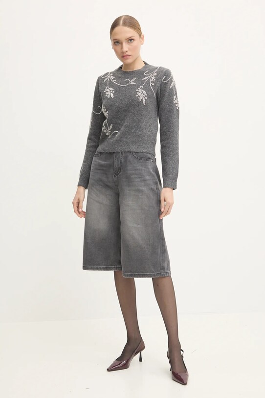 Джинсовые шорты Answear.LAB F229.hms серый WZ24