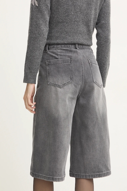 Odzież Answear.LAB szorty jeansowe F229.hms szary