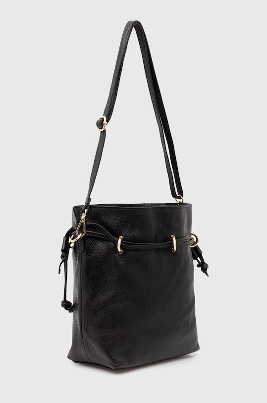 Kožená kabelka Answear.LAB 243805.HWK čierna WZ24