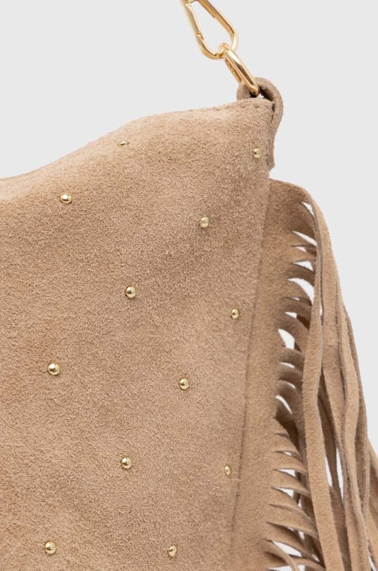 Answear Lab geanta de mana din piele intoarsa bej 775.HWK