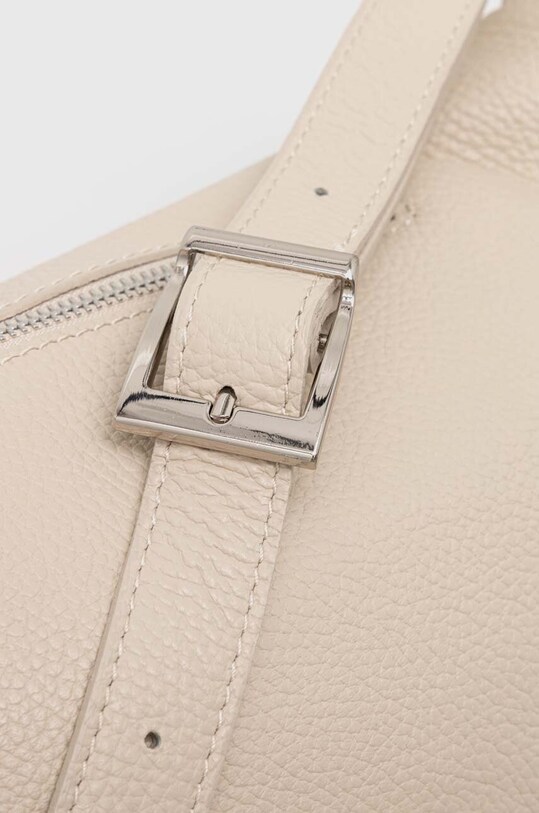 Accesorii Answear Lab borseta de piele 747.HWK bej