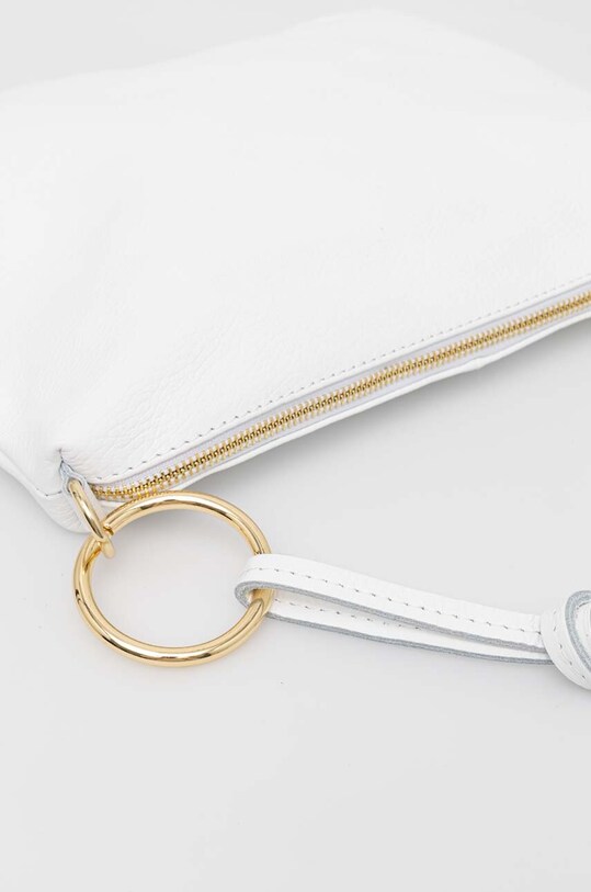 Doplnky Kožená kabelka Answear.LAB 940.HWK biela