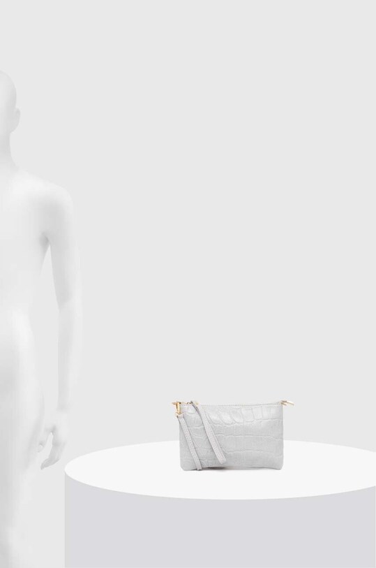 Δερμάτινη τσάντα Answear.LAB γκρί 679.HWK