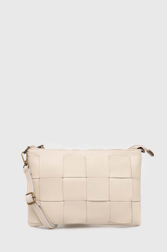 Answear Lab torebka skórzana skóra licowa beżowy 625.HWK