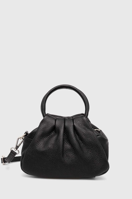 Шкіряна сумочка Answear.LAB лицьова шкіра чорний 435.HWK