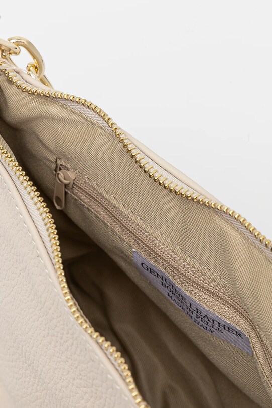 Answear.LAB torebka skórzana 932.HWK beżowy