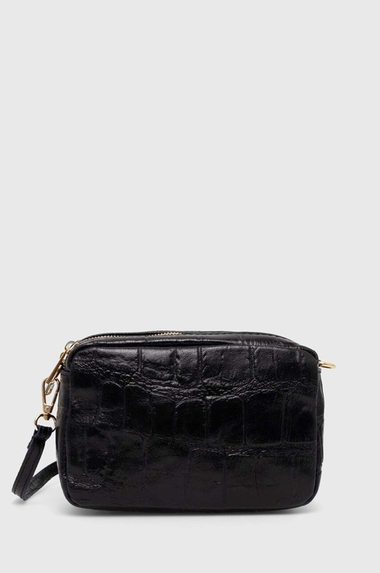 Kožená kabelka Answear.LAB přírodní kůže černá 446.2.HWK