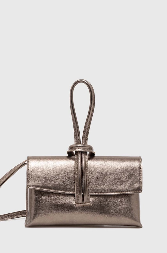 Kožená kabelka Answear.LAB přírodní kůže hnědá 218a.FKK