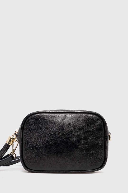 Δερμάτινη τσάντα Answear.LAB λείο δέρμα μαύρο 47a.FKK