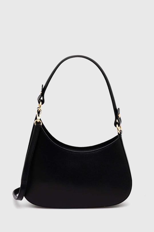 Answear.LAB borsa a mano in pelle pelle fiore nero 1005.iw