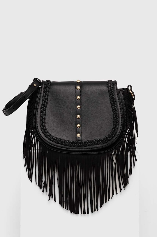 Τσάντα Answear.LAB απομίμηση λείου δέρματος μαύρο dv24013.FKK