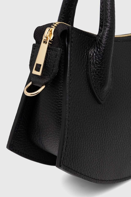 Answear.LAB torebka skórzana czarny 2414231.HMS