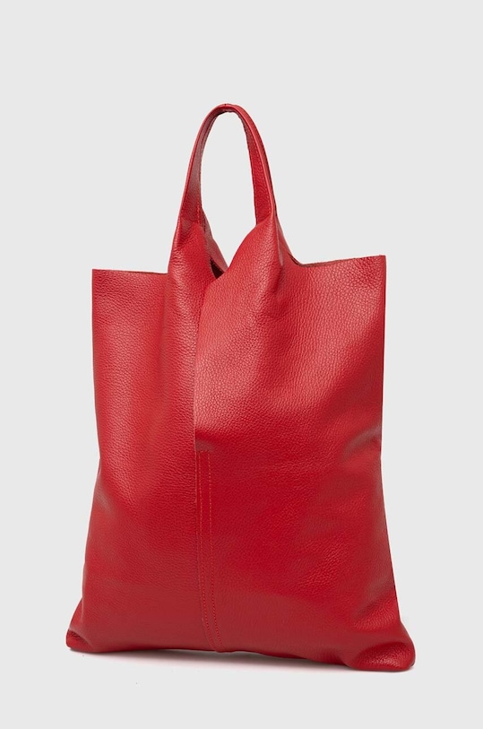 Akcesoria Answear Lab torebka skórzana 5200151.HMS czerwony