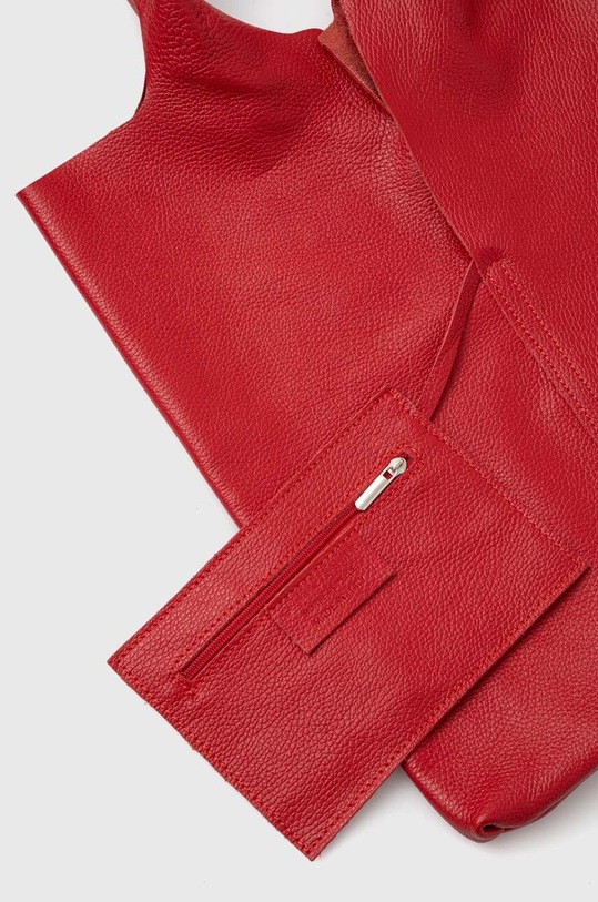 Answear Lab torebka skórzana czerwony 5200151.HMS
