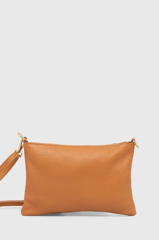 Answear Lab poseta de piele uni maro 679.liso.HWK
