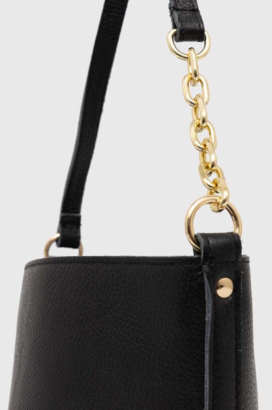 Kožená kabelka Answear.LAB čierna 956.HWK