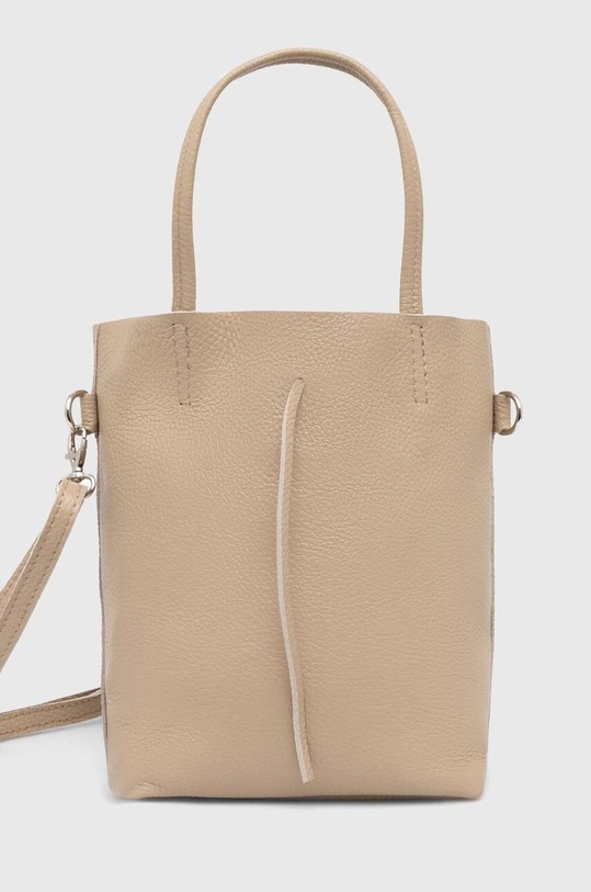 Answear.LAB bőr táska nappa bőr bézs 838.HWK