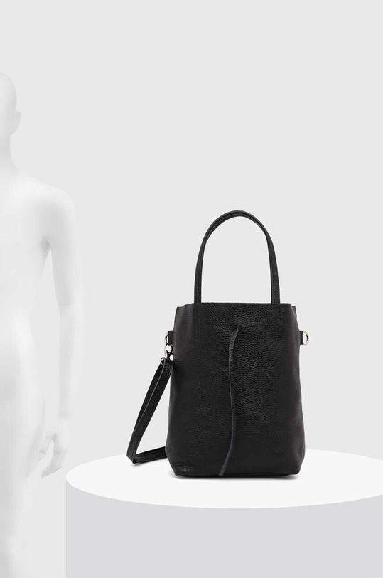 Answear Lab torebka skórzana 838.HWK czarny