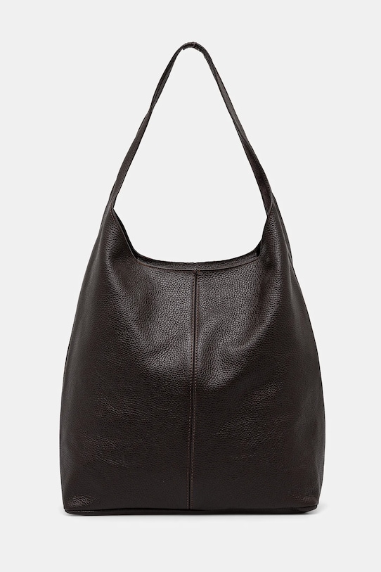 Answear.LAB torebka skórzana skóra licowa brązowy 920.HWK