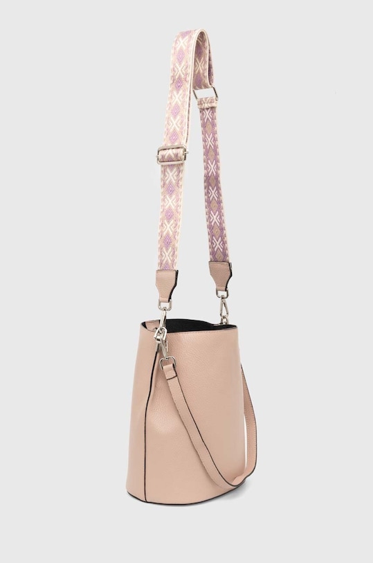 Δερμάτινη τσάντα Answear.LAB 813.HWK ροζ WZ24